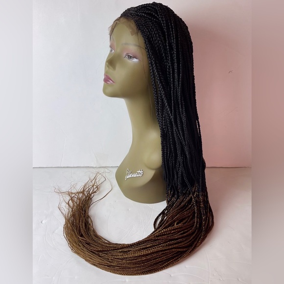 Box Braids Cornrow Lacefront Wig - Picture 6 of 8